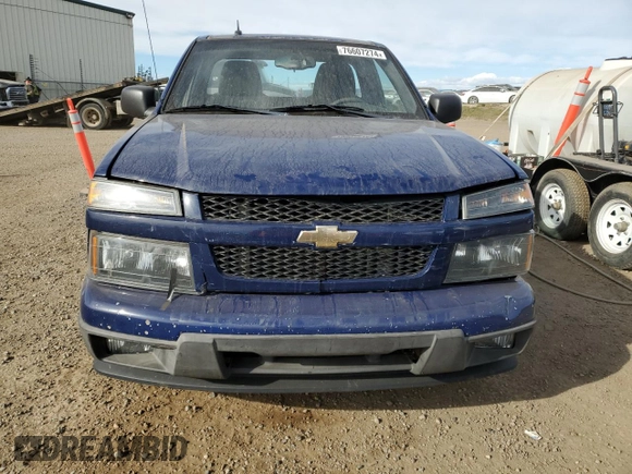 2011 Chevrolet Colorado 1LT with VIN 1GCCSCF97B8128545, listed as a Copart auction lot 76607274 with 126,951 mi miles and Salvage Title. Bid and sale history available at DreamBid. Image 5.