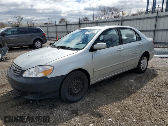 2003 Toyota Corolla CE with VIN 1NXBR32EX3Z067237, listed as a Copart auction lot 53207065 with 154,054 mi miles and Clean Title. Bid and sale history available at DreamBid. Image 1.