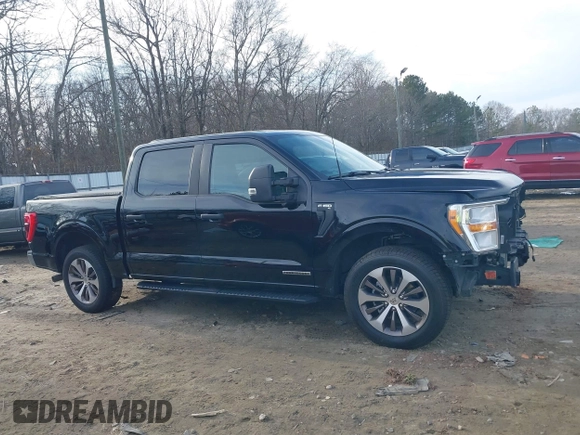 2021 Ford F-150 XL with VIN 1FTFW1CD4MFC76410, listed as a IAAI auction lot 41405983 with 79,768 mi miles and . Bid and sale history available at DreamBid. Image 14.