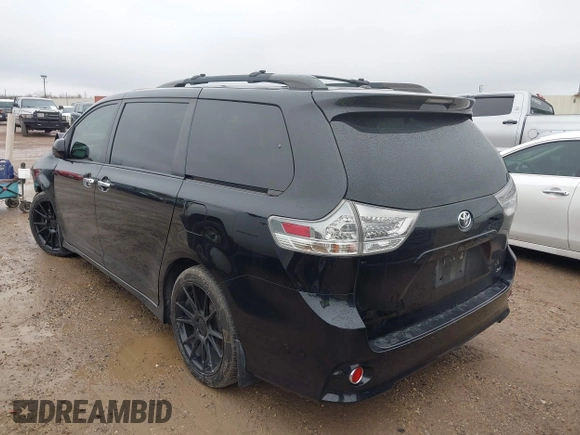 2017 Toyota Sienna SE with VIN 5TDXZ3DC2HS783440, listed as a IAAI auction lot 41549026 with 179,744 mi miles and . Bid and sale history available at DreamBid. Image 3.