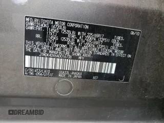 2010 Toyota RAV4 Limited с VIN JTMDK4DV6AD016738, выставлен на аукционе Copart как лот 61663495 с пробегом Не указан миль и Списание • Salvage title. История ставок и продаж доступна на DreamBid. Изображение 14.