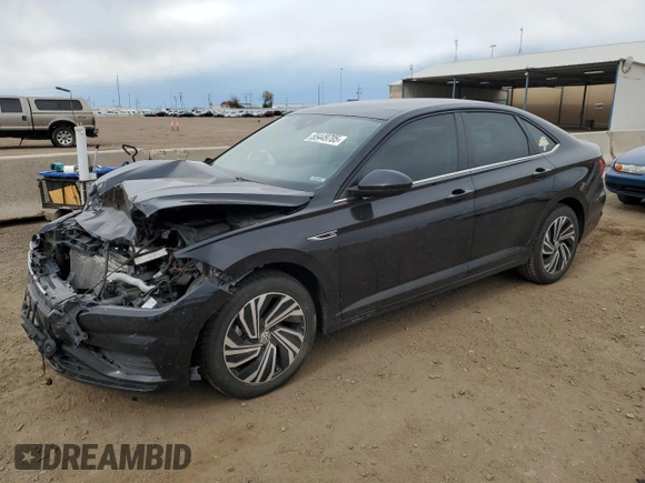 2021 Volkswagen Jetta SEL with VIN 3VWE57BU7MM018544, listed as a Copart auction lot 55449705 with 89,045 mi miles and Salvage title. Bid and sale history available at DreamBid. Image 1.