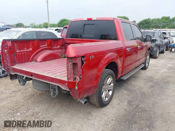 2018 Ford F-150 XL z VIN 1FTEW1CP4JKD16753, wystawiony jako IAAI lot #41944820 z przebiegiem 116 511 mil mil oraz . Historia ofert i sprzedaży dostępna na DreamBid. Obrazek 4.