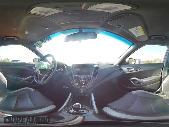 2016 Hyundai Veloster Turbo with VIN KMHTC6AE7GU262145, listed as a Copart auction lot 51283105 with Not provided miles and Salvage title. Bid and sale history available at DreamBid. Image 15.