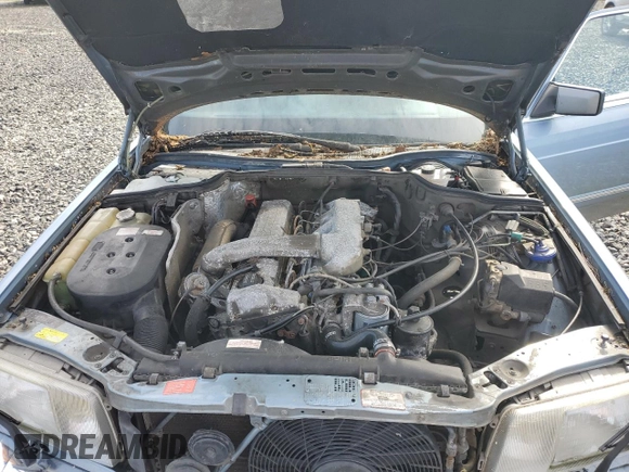 1986 Mercedes-Benz 300 with VIN WDBCB25D9GA279756, listed as a Copart auction lot 46860345 with 210,386 mi miles and Salvage Title. Bid and sale history available at carsss.com. Image 13.
