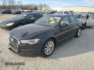2017 Audi A6 Premium Plus with VIN WAUD8AFC4HN131042, listed as a Copart auction lot 47180995 with 77,646 mi miles and Salvage title. Bid and sale history available at DreamBid. Image 1.