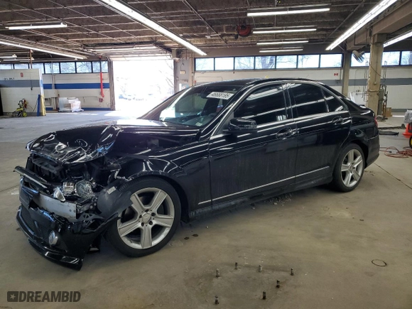 2010 Mercedes-Benz C-Class C 300 Sport with VIN WDDGF8BB6AR131804, listed as a Copart auction lot 46668195 with NaN miles and Salvage Title. Bid and sale history available at carsss.com. Image 1.