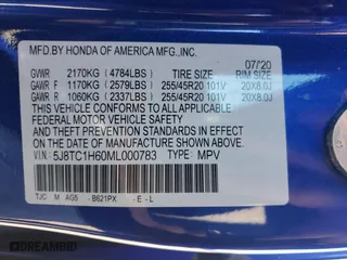 2021 Acura RDX w/A-Spec Package with VIN 5J8TC1H60ML000783, listed as a Copart auction lot 86193164 with 35,693 mi miles and Salvage Title. Bid and sale history available at carsss.com. Image 15.