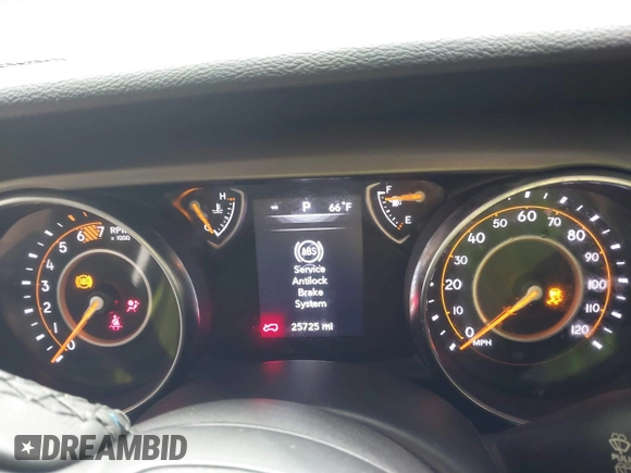 2023 Jeep Wrangler Sport S with VIN 1C4HJXDG8PW620005, listed as a IAAI auction lot 42117455 with 25,725 mi miles and . Bid and sale history available at DreamBid. Image 7.