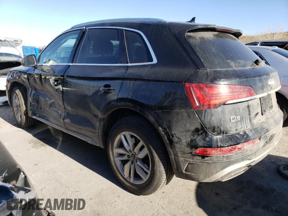 2023 Audi Q5 S line Premium with VIN WA1GAAFY8P2072667, listed as a Copart auction lot 44148885 with 9,422 mi miles and Salvage Title. Bid and sale history available at carsss.com. Image 2.