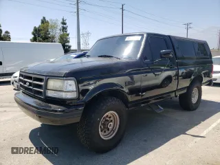 1991 Ford F-150 with VIN 1FTEF14N8MLA61875, listed as a Copart auction lot 58577514 with 114,489 mi miles and Salvage Title. Bid and sale history available at carsss.com. Image 1.