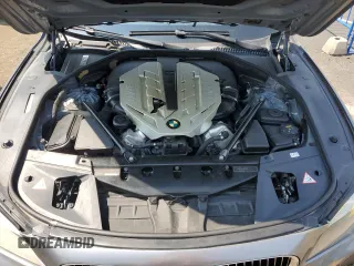 2010 BMW 7 Series 750Li xDrive with VIN WBAKC8C5XAC430699, listed as a Copart auction lot 59539825 with Not provided miles and Salvage title. Bid and sale history available at DreamBid. Image 11.