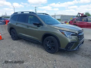 2024 Subaru Ascent Onyx with VIN 4S4WMAHD5R3440623, listed as a IAAI auction lot 42504412 with 7,666 mi miles and . Bid and sale history available at DreamBid. Image 1.