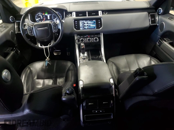 2015 Land Rover Range Rover Sport HSE with VIN SALWR2VF5FA522143, listed as a Copart auction lot 63289665 with 131,148 mi miles and Salvage title. Bid and sale history available at DreamBid. Image 8.