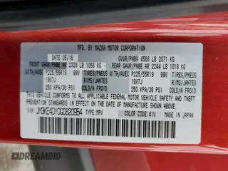 2016 Mazda CX-5 Grand Touring with VIN JM3KE4DY0G0820954, listed as a Copart auction lot 48027785 with 152,448 mi miles and Salvage Title. Bid and sale history available at carsss.com. Image 15.