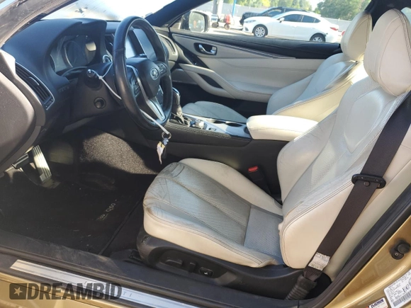 2017 Infiniti Q60 Red Sport 400 with VIN JN1FV7EL0HM700972, listed as a Copart auction lot 62163635 with 124,364 mi miles and Clean title. Bid and sale history available at DreamBid. Image 7.