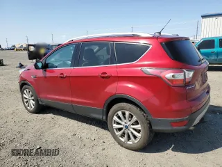 2017 Ford Escape Titanium with VIN 1FMCU9JD6HUB14799, listed as a Copart auction lot 54431685 with 75,454 mi miles and Salvage Title. Bid and sale history available at carsss.com. Image 2.