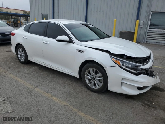 2017 Kia Optima LX with VIN KNAGT4L33H5157391, listed as a Copart auction lot 48078325 with NaN miles and Salvage Title. Bid and sale history available at carsss.com. Image 4.