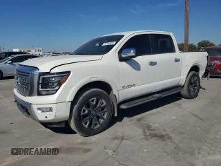 2023 Nissan Titan SV z VIN 1N6AA1ED4PN103838, wystawiony jako Copart lot #76294934 z przebiegiem Nie podano mil oraz Czysty tytuł • Clean title. Historia ofert i sprzedaży dostępna na DreamBid. Obrazek 1.