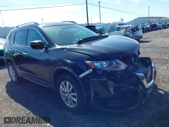 2017 Nissan Rogue SL with VIN 5N1AT2MV7HC844393, listed as a IAAI auction lot 42126002 with 105,280 mi miles. Bid and sale history available at carsss.com. Image 1.