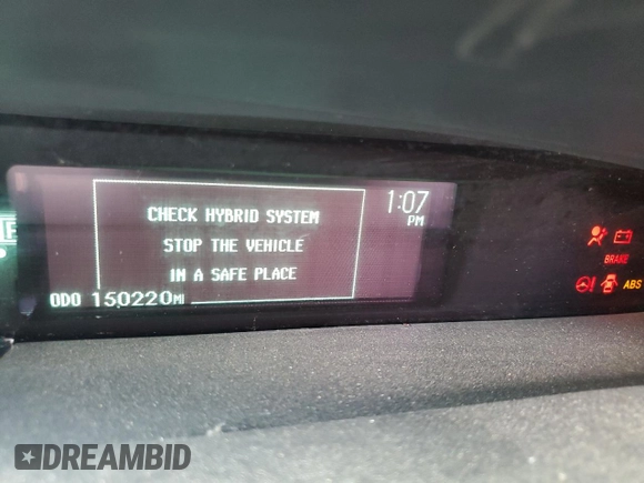 2015 Toyota Prius Four with VIN JTDKN3DU6F0439835, listed as a Copart auction lot 62908815 with 150,220 mi miles and Salvage title. Bid and sale history available at DreamBid. Image 9.