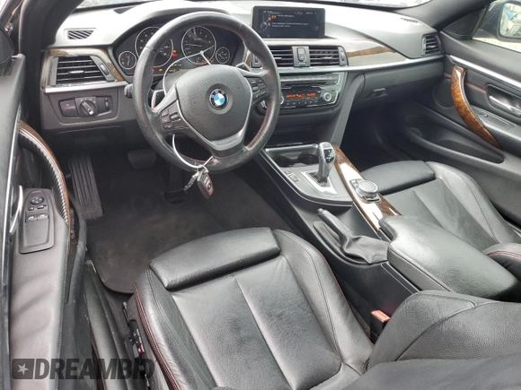 2015 BMW 4 Series 435i with VIN WBA3R1C58FK195520, listed as a Copart auction lot 52079125 with 101,584 mi miles and Salvage title. Bid and sale history available at DreamBid. Image 8.