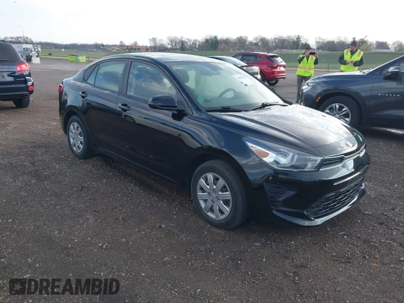 2021 Kia Rio LX with VIN 3KPA24AD3ME430657, listed as a IAAI auction lot 41903102 with 29,473 mi miles and . Bid and sale history available at DreamBid. Image 1.