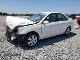 2009 Kia Spectra EX z VIN KNAFE221395616432, wystawiony jako Copart lot #53552275 z przebiegiem 99 211 mil mil oraz Szkoda całkowita • Salvage title. Historia ofert i sprzedaży dostępna na DreamBid. Obrazek 1.