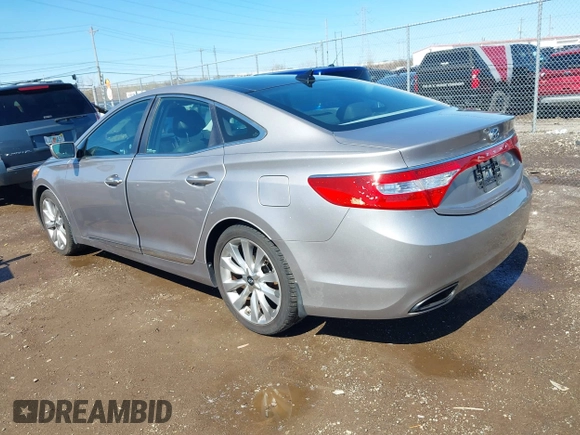 2013 Hyundai Azera with VIN KMHFH4JG3DA220430, listed as a IAAI auction lot 41805191 with 101,610 mi miles and . Bid and sale history available at DreamBid. Image 3.