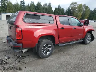 2021 Chevrolet Colorado 4WD Z71 with VIN 1GCPTDE19M1249069, listed as a Copart auction lot 72277473 with 34,271 mi miles and Salvage Title. Bid and sale history available at carsss.com. Image 3.