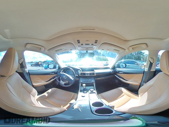 2015 Lexus IS 250 with VIN JTHBF1D21F5079200, listed as a Copart auction lot 56868975 with 108,035 mi miles and Salvage title. Bid and sale history available at DreamBid. Image 15.