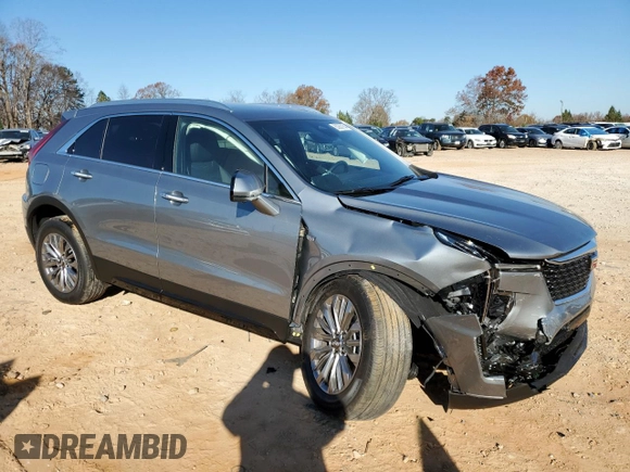 2025 Cadillac XT4 FWD Premium Luxury with VIN 1GYFZCR45SF115517, listed as a Copart auction lot 83263184 with 2,328 mi miles and Salvage title. Bid and sale history available at DreamBid. Image 4.