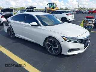 2019 Honda Accord Sport with VIN 1HGCV1F37KA130085, listed as a IAAI auction lot 42566477 with 61,186 mi miles and . Bid and sale history available at DreamBid. Image 1.