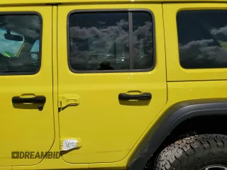 2022 Jeep Wrangler Unlimited Rubicon with VIN 1C4HJXFG3NW214174, listed as a Copart auction lot 74136484 with 5,292 mi miles and Salvage title. Bid and sale history available at DreamBid. Image 12.