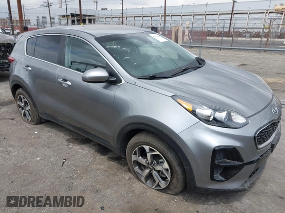 2020 Kia Sportage LX with VIN KNDPM3AC1L7761371, listed as a IAAI auction lot 42121834 with 38,411 mi miles and . Bid and sale history available at DreamBid. Image 1.