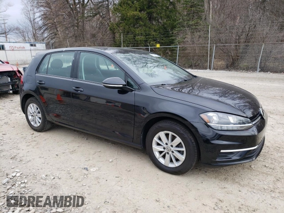 2019 Volkswagen Golf S z VIN 3VWG57AU8KM020682, wystawiony jako Copart lot #51091875 z przebiegiem 48 257 mil mil oraz Szkoda całkowita • Salvage title. Historia ofert i sprzedaży dostępna na DreamBid. Obrazek 4.