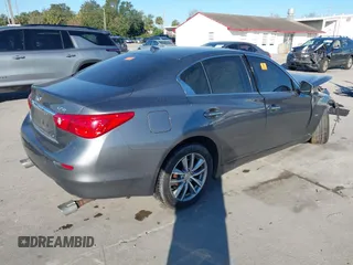 2017 Infiniti Q50 2.0t Premium with VIN JN1CV7AR4HM680223, listed as a IAAI auction lot 41293719 with 78,823 mi miles. Bid and sale history available at carsss.com. Image 4.
