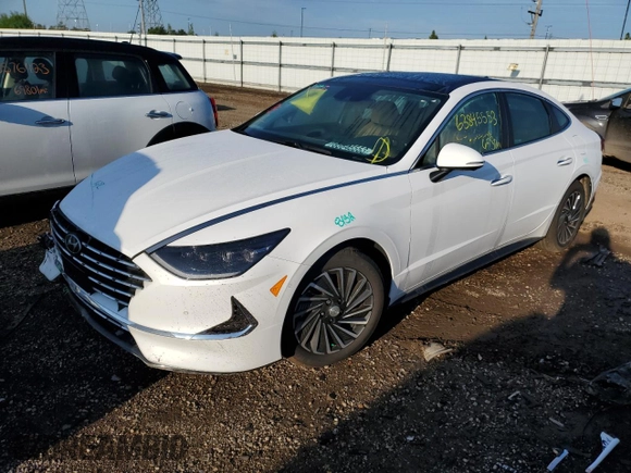 2023 Hyundai Sonata Hybrid Limited with VIN KMHL54JJ2PA057765, listed as a Copart auction lot 63845553 with 6,549 mi miles. Bid and sale history available at carsss.com. Image 1.