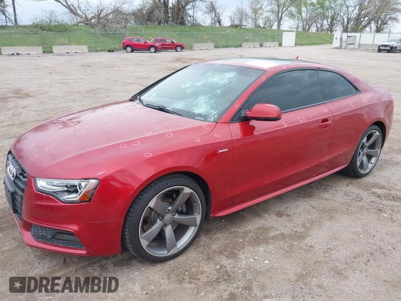 2014 Audi S5 Prestige z VIN WAUVGAFR9EA059415, wystawiony jako IAAI lot #42136897 z przebiegiem 95 667 mil mil oraz . Historia ofert i sprzedaży dostępna na DreamBid. Obrazek 2.