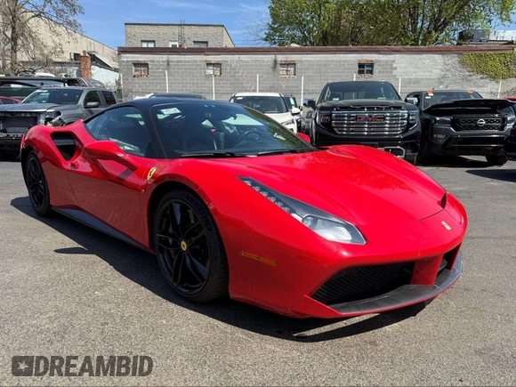 2017 Ferrari 488 z VIN ZFF79ALAXH0222413, wystawiony jako IAAI lot #42118566 z przebiegiem 35 175 mil mil oraz . Historia ofert i sprzedaży dostępna na DreamBid. Obrazek 1.