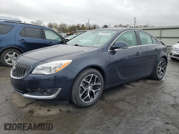 2017 Buick Regal Sport Touring with VIN 2G4GL5EX4H9196496, listed as a Copart auction lot 52762705 with 54,553 mi miles and Salvage Title. Bid and sale history available at DreamBid. Image 1.