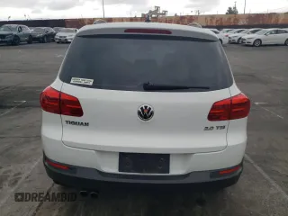2015 Volkswagen Tiguan R-Line with VIN WVGAV7AX1FW610467, listed as a Copart auction lot 55670825 with 113,870 mi miles and Salvage Title. Bid and sale history available at DreamBid. Image 6.