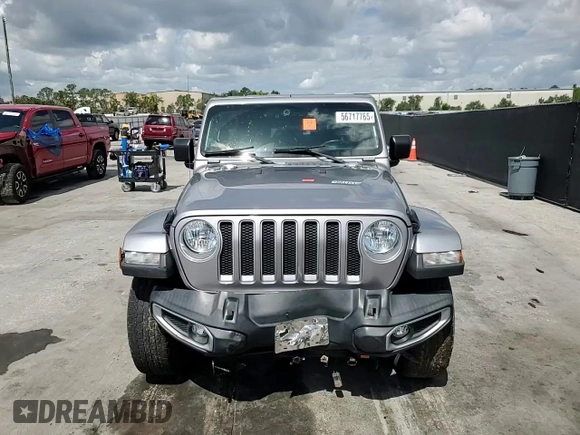 2018 Jeep Wrangler Unlimited Sahara z VIN 1C4HJXEG7JW115319, wystawiony jako Copart lot #56717765 z przebiegiem 53 633 mil mil oraz Szkoda całkowita • Salvage title. Historia ofert i sprzedaży dostępna na DreamBid. Obrazek 13.