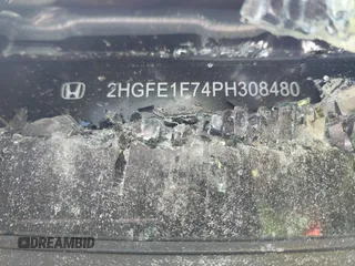 2023 Honda Civic EX с VIN 2HGFE1F74PH308480, выставлен на аукционе IAAI как лот 41874607 с пробегом Не указан миль и . История ставок и продаж доступна на DreamBid. Изображение 9.