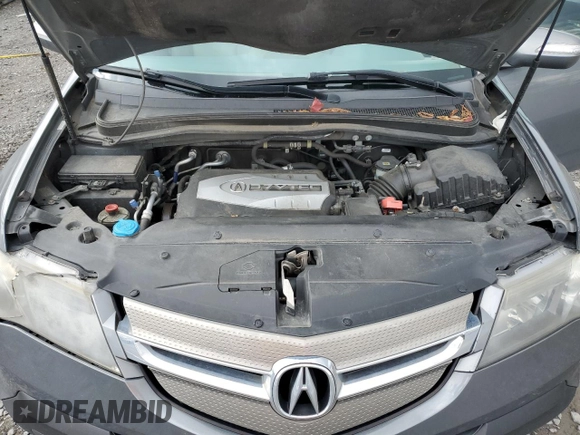 2009 Acura MDX Tech Pkg with VIN 2HNYD28629H505889, listed as a Copart auction lot 50483905 with 159,494 mi miles and Salvage Title. Bid and sale history available at carsss.com. Image 12.