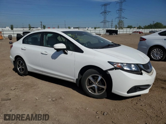 2015 Honda Civic SE z VIN 19XFB2F74FE119108, wystawiony jako Copart lot #56248155 z przebiegiem Nie podano mil oraz Szkoda całkowita • Salvage title. Historia ofert i sprzedaży dostępna na DreamBid. Obrazek 4.