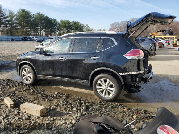 2016 Nissan Rogue SV with VIN KNMAT2MV3GP602356, listed as a Copart auction lot 50409235 with 170,508 mi miles and Salvage Title. Bid and sale history available at carsss.com. Image 2.