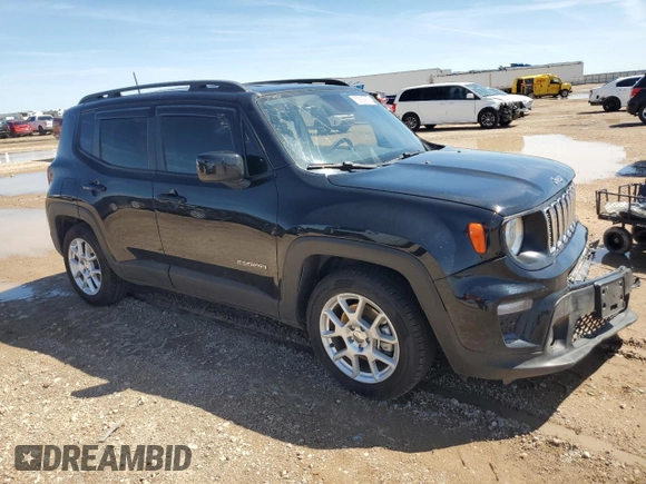 2020 Jeep Renegade Altitude with VIN ZACNJABBXLPL65823, listed as a Copart auction lot 53809915 with 28,977 mi miles and Salvage title. Bid and sale history available at DreamBid. Image 4.