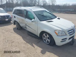 2012 Mercedes-Benz GL 450 z VIN 4JGBF7BE5CA764266, wystawiony jako IAAI lot #41662079 z przebiegiem 153 453 mil mil oraz . Historia ofert i sprzedaży dostępna na DreamBid. Obrazek 1.