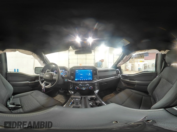 2022 Ford F-150 XL with VIN 1FTFW1E82NKF01075, listed as a Copart auction lot 51928525 with 45,342 mi miles and Salvage Title. Bid and sale history available at DreamBid. Image 16.